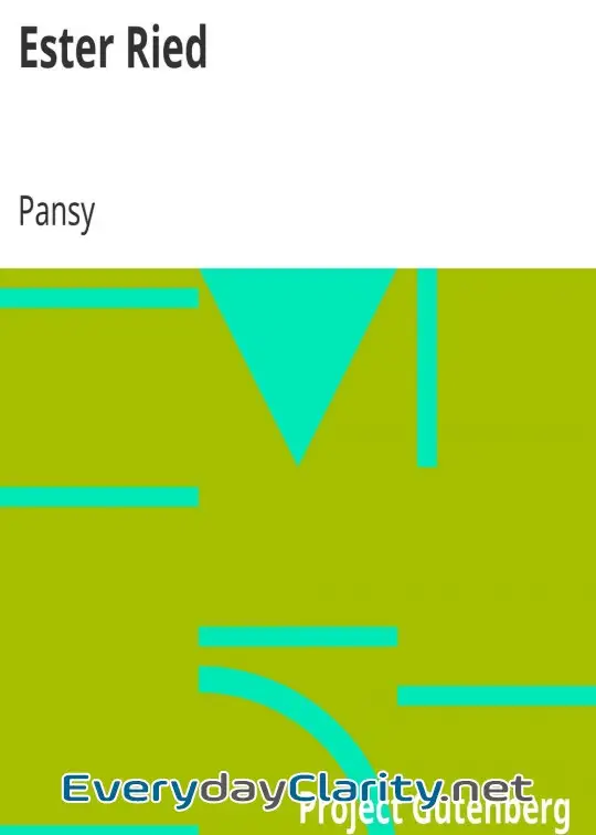 Book cover: Ester Ried