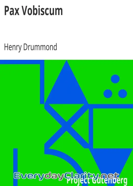 Book cover: Pax Vobiscum