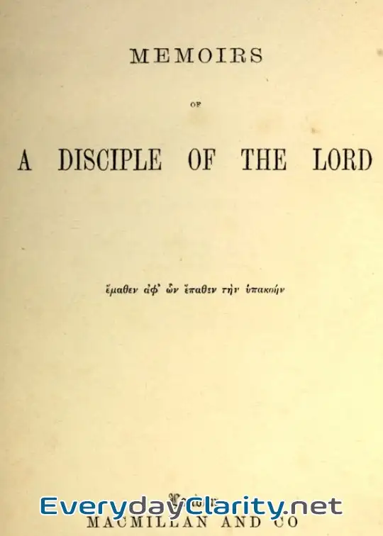 Book cover: Philochristus. Memoirs Of A Disciple Of The Lord