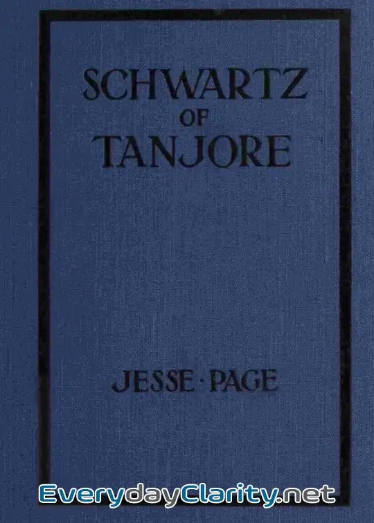 Book cover: Schwartz Of Tanjore