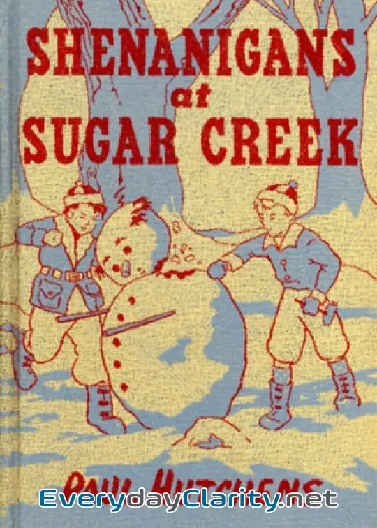 Book cover: Shenanigans At Sugar Creek