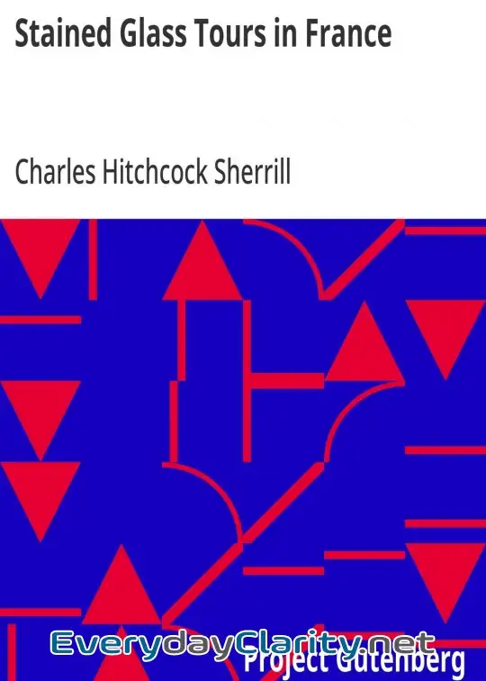 Book cover: Stained Glass Tours In France