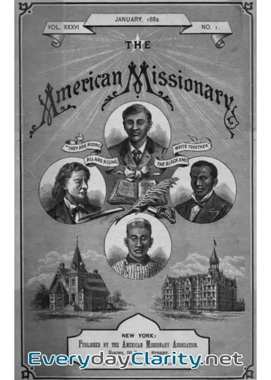 Book cover: The American Missionary — Volume 36, No. 1, January, 1882