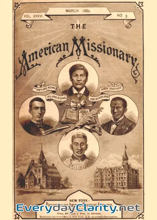 Book cover: The American Missionary — Volume 36, No. 3, March, 1882