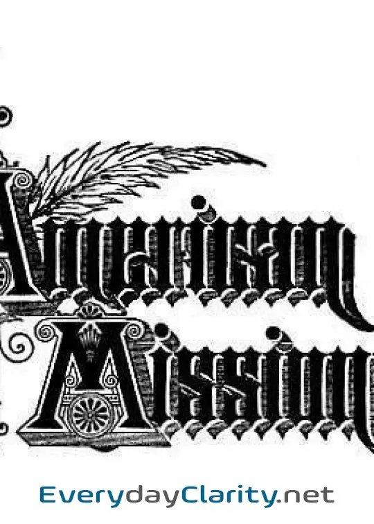Book cover: The American Missionary — Volume 50, No. 05, May, 1896