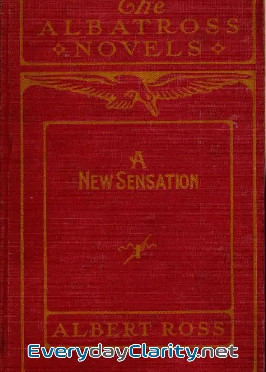 Book cover: A New Sensation