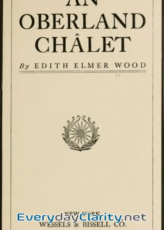 Book cover: An Oberland Ch├Ólet