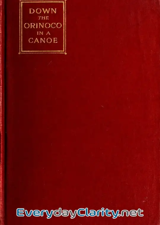 Book cover: Down The Orinoco In A Canoe