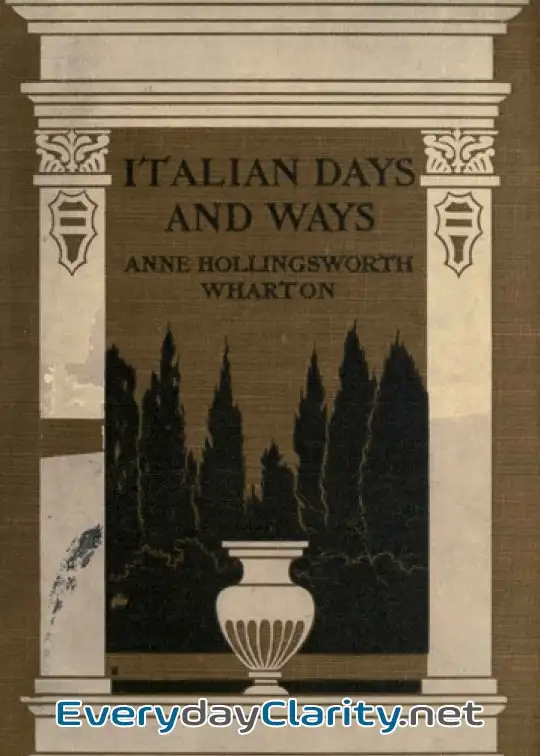 Book cover: Italian Days And Ways
