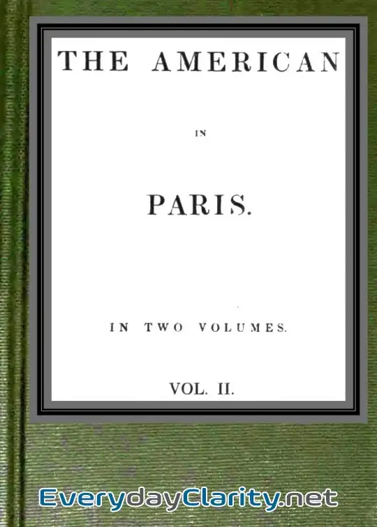 Book cover: The American In Paris; Vol. 2 Of 2