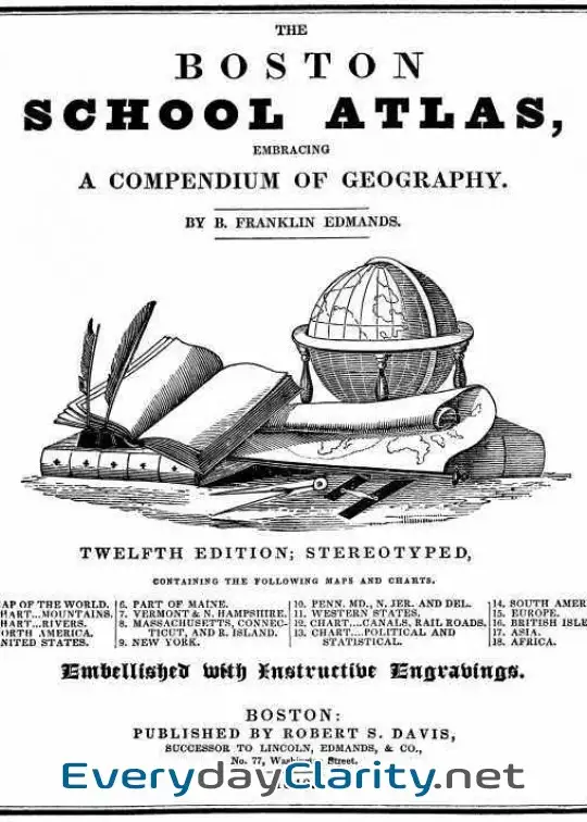 Book cover image The Boston School Atlas, Embracing A Compendium Of Geography