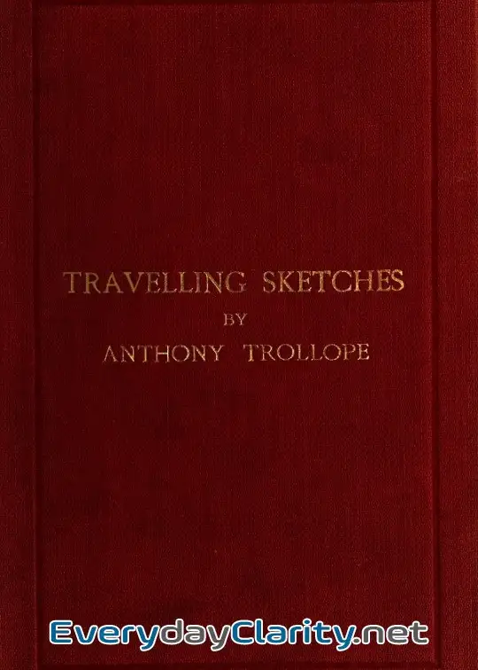 Book cover: Travelling Sketches