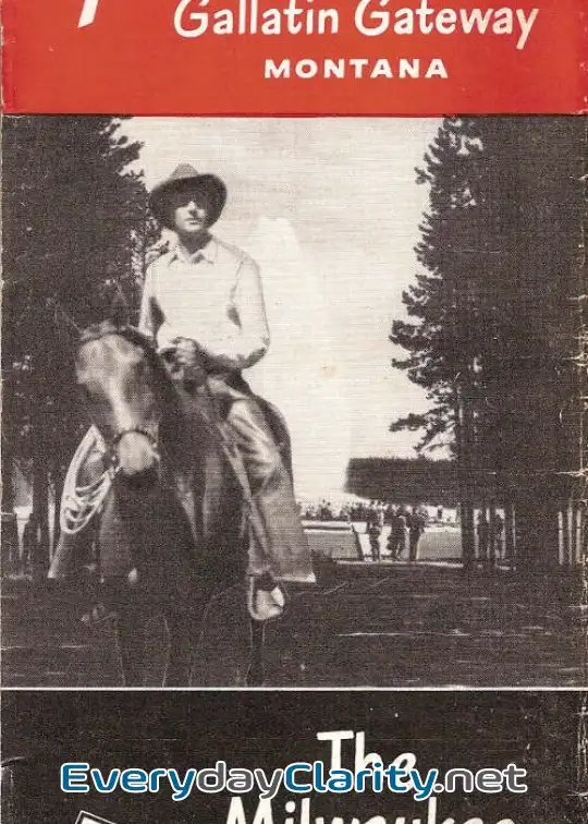 Book cover: Yellowstone Via Gallatin Gateway Montana