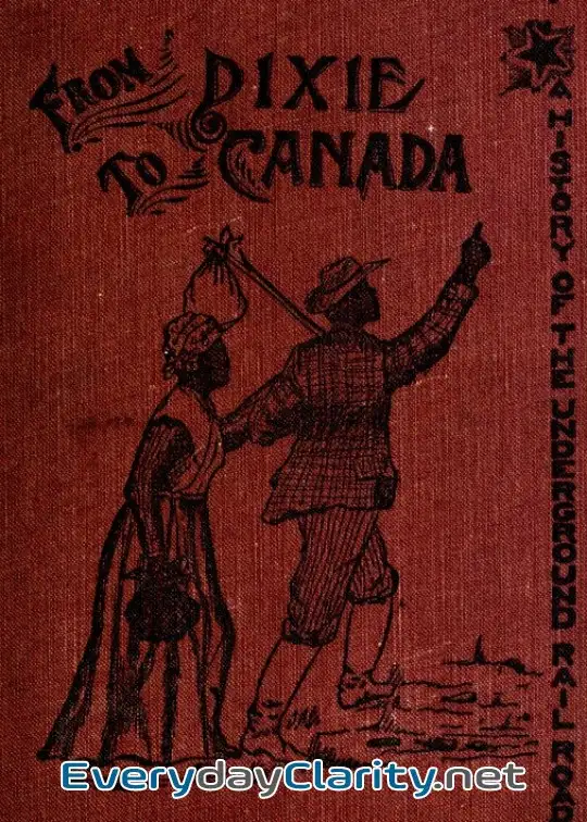 Book cover image From Dixie To Canada. Romances And Realities Of The Underground Railroad