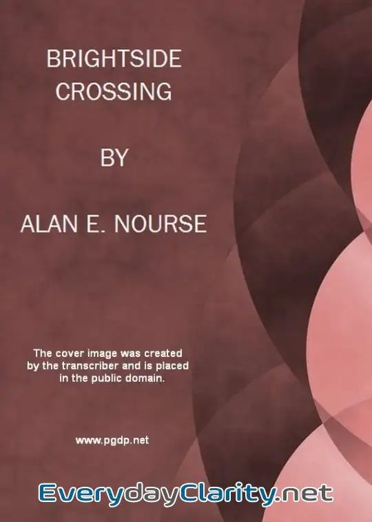 Book cover: Brightside Crossing
