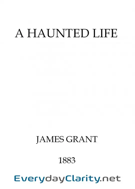 Book cover: A Haunted Life