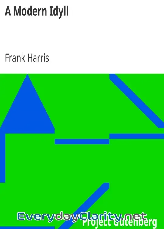 Book cover: A Modern Idyll