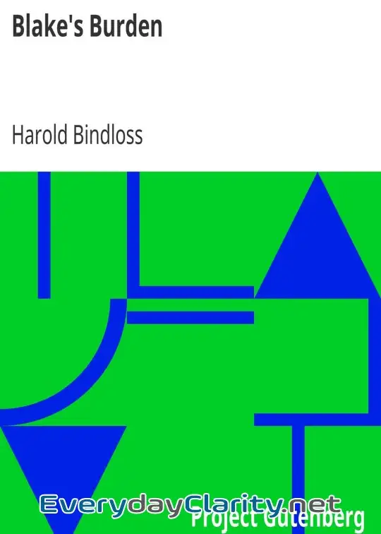 Book cover: Blake’s Burden