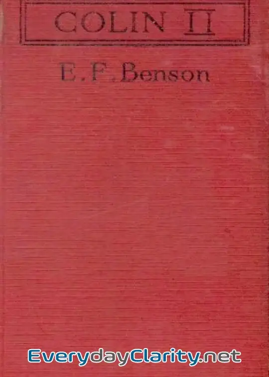 Book cover: Colin Ii. A Novel