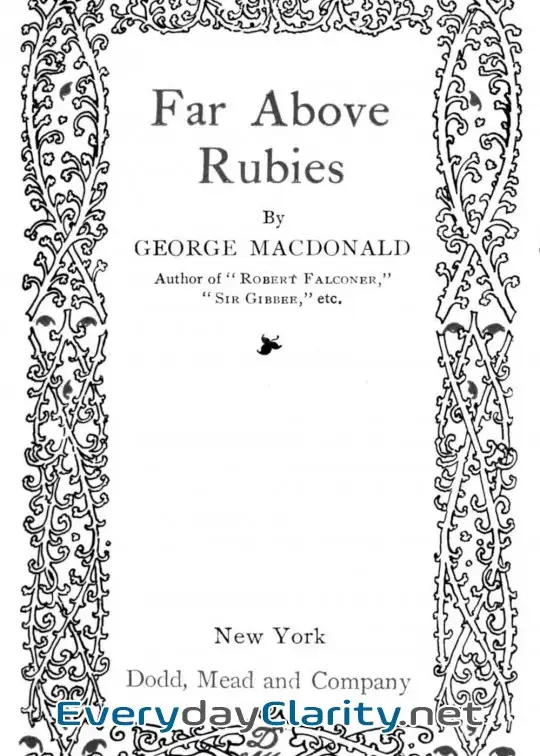 Book cover: Far Above Rubies