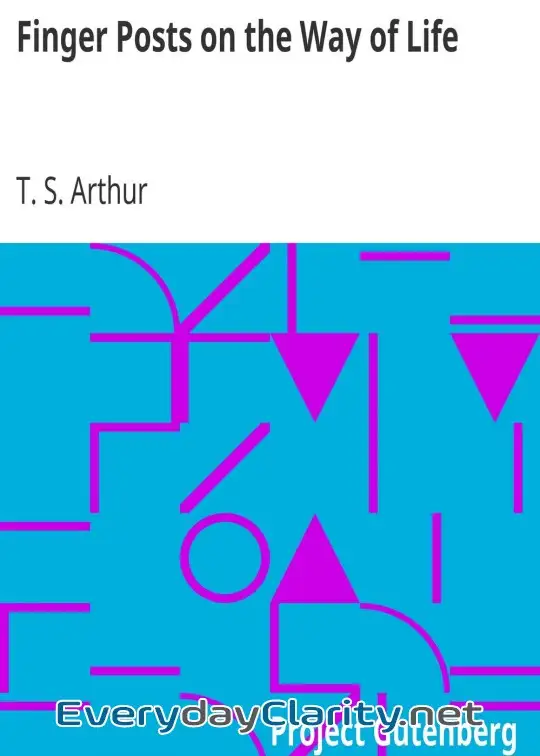 Book cover: Finger Posts On The Way Of Life