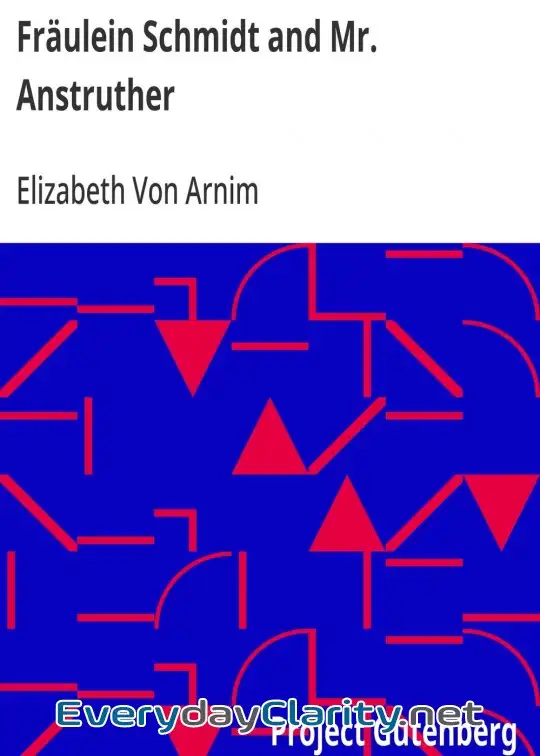 Book cover: Fråulein Schmidt And Mr. Anstruther