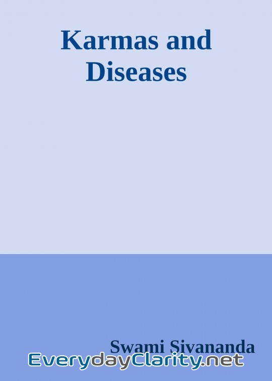 Book cover: Karmas And Diseases