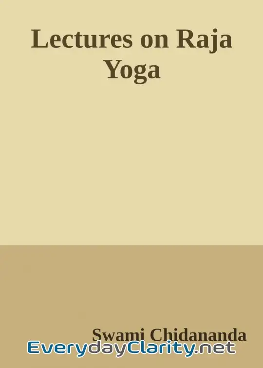 Book cover: Lectures On Raja Yoga