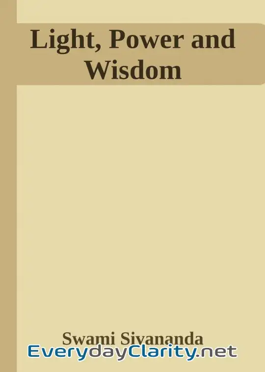 Book cover: Light, Power And Wisdom