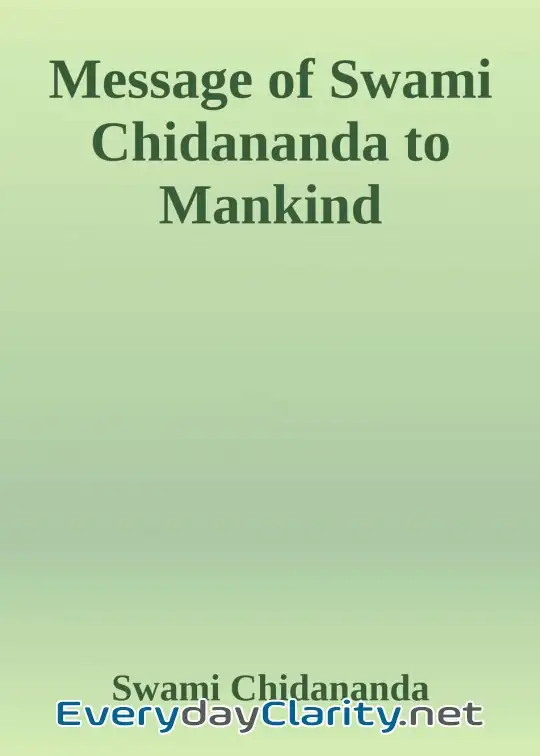 Book cover: Message Of