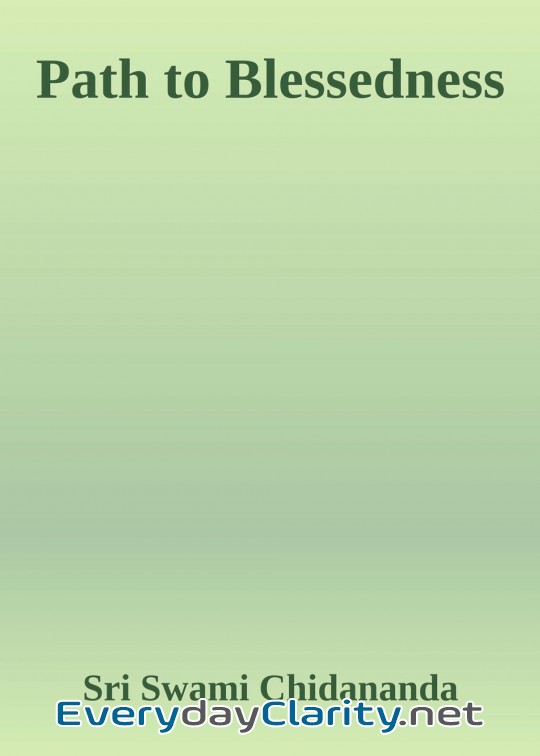 Book cover: Path To Blessedness