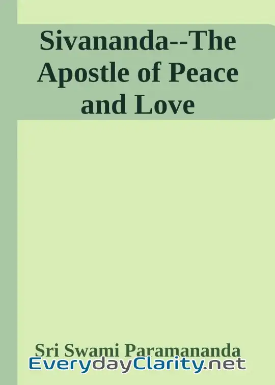 Book cover: Siv Ananda