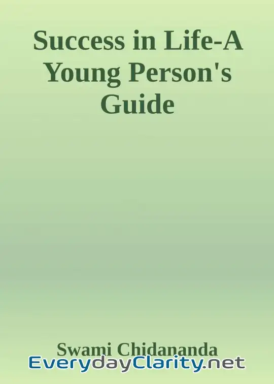 Book cover: Success In Life