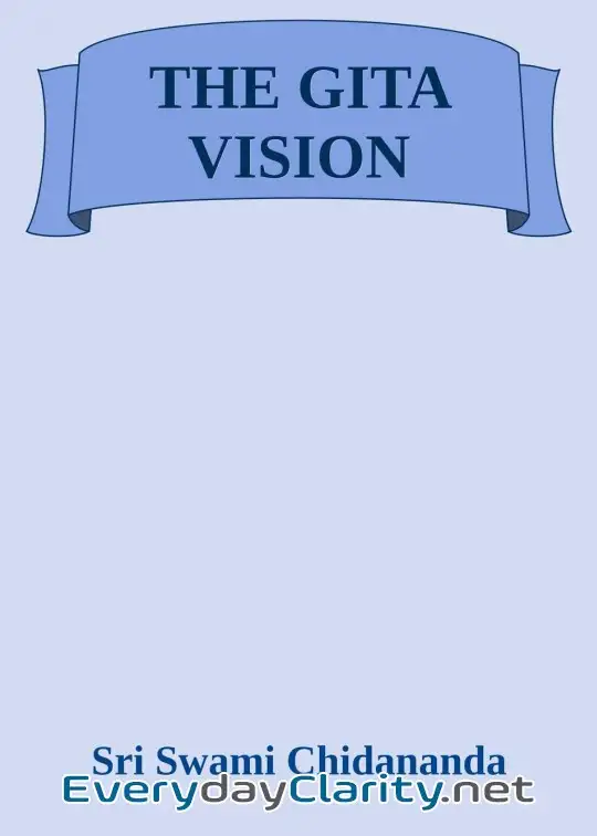 Book cover: The Gita Vision