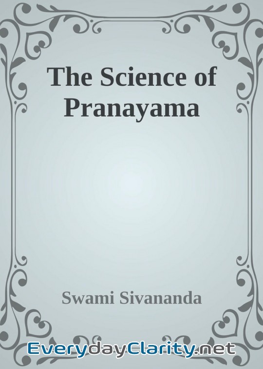 Book cover: The Science Of Pranayama