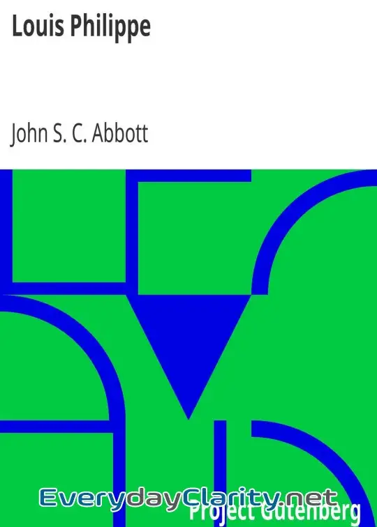 Book cover: Louis Philippe . Makers Of History Series