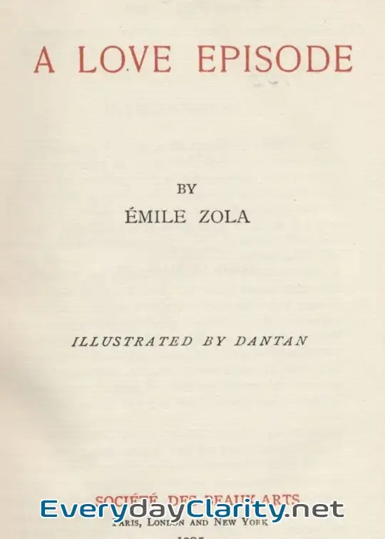 Book cover: A Love Episode