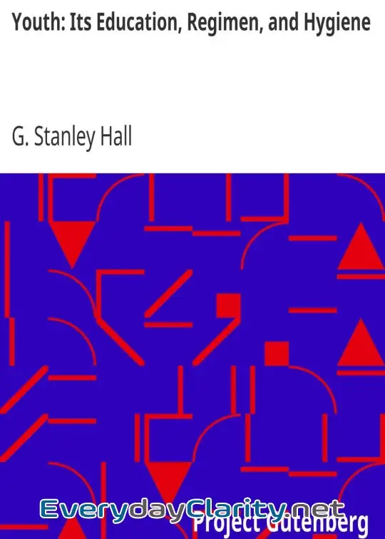 Book cover: Youth. Its Education, Regimen, And Hygiene