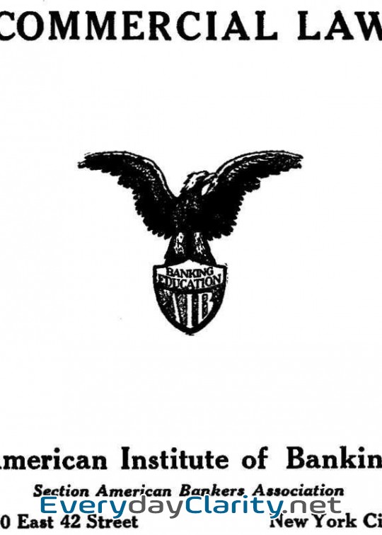 Book cover: Commercial Law