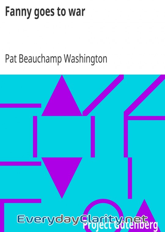 Book cover: Fanny Goes To War