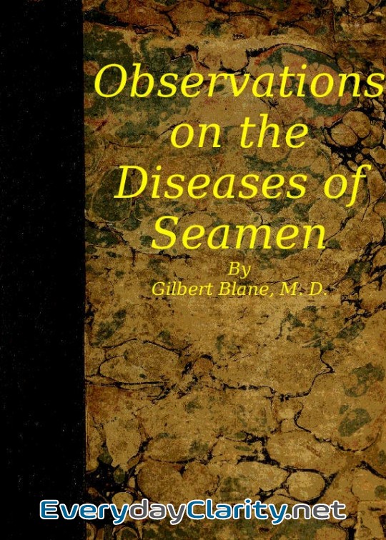 Book cover: Observations On The Diseases Of Seamen