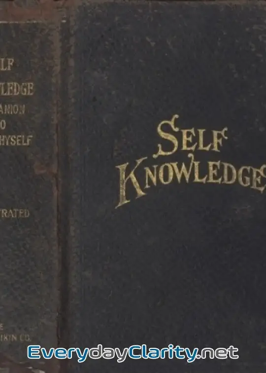 Book cover: Self Knowledge And Guide To Sex Instruction. Vital Facts Of Life For All Ages