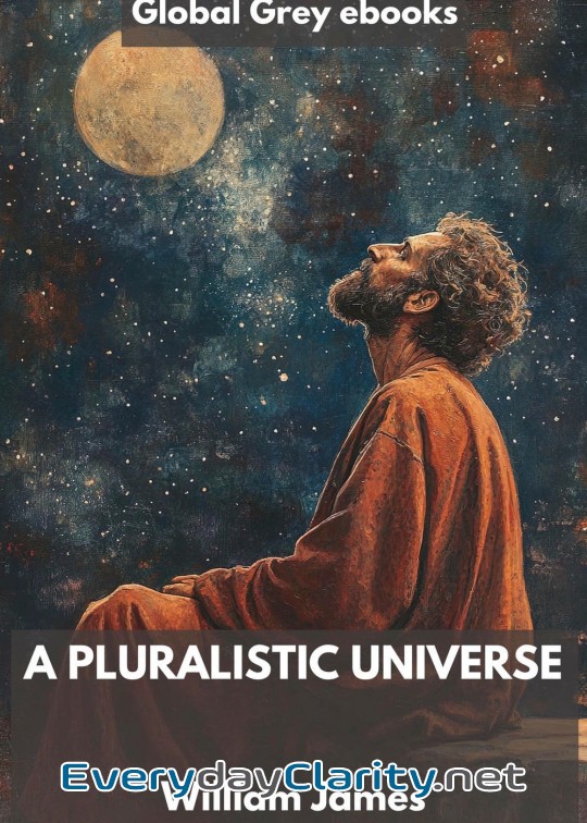 Book cover: A Pluralistic Universe