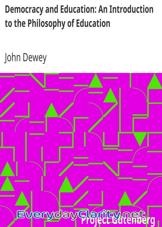 Book cover: Democracy And Education. An Introduction To The Philosophy Of Education