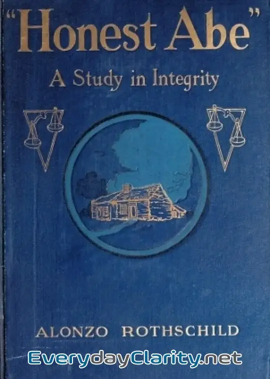 Book cover: Honest Abe. A Study In Integrity Based On The Early Life Of Abraham Lincoln