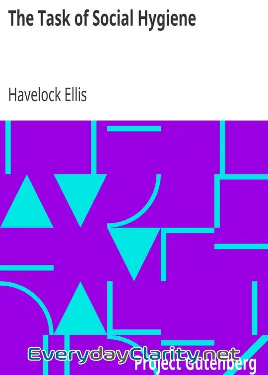 Book cover: The Task Of Social Hygiene