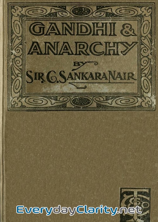 Book cover: Gandhi And Anarchy