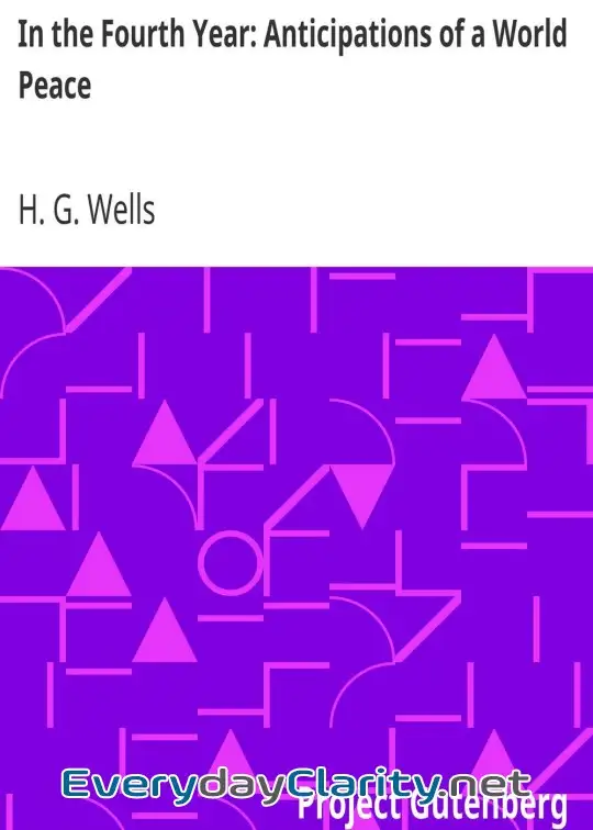 Book cover: In The Fourth Year. Anticipations Of A World Peace