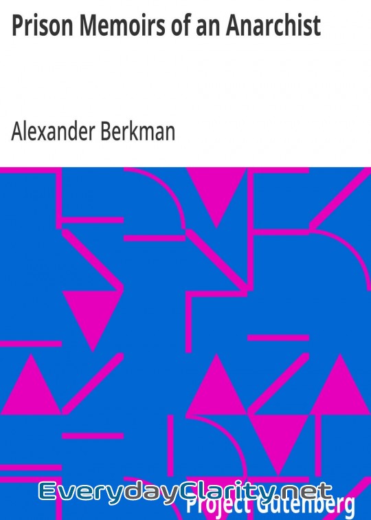 Book cover: Prison Memoirs Of An Anarchist