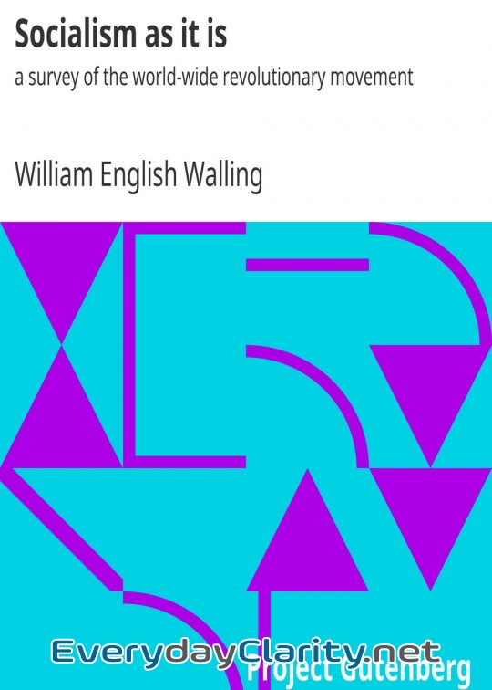 Book cover: Socialism As It Is